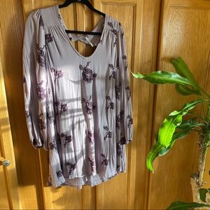 Free People Austin Embroidered Dress Sz L